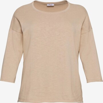 SHEEGO Sweater in Beige: front