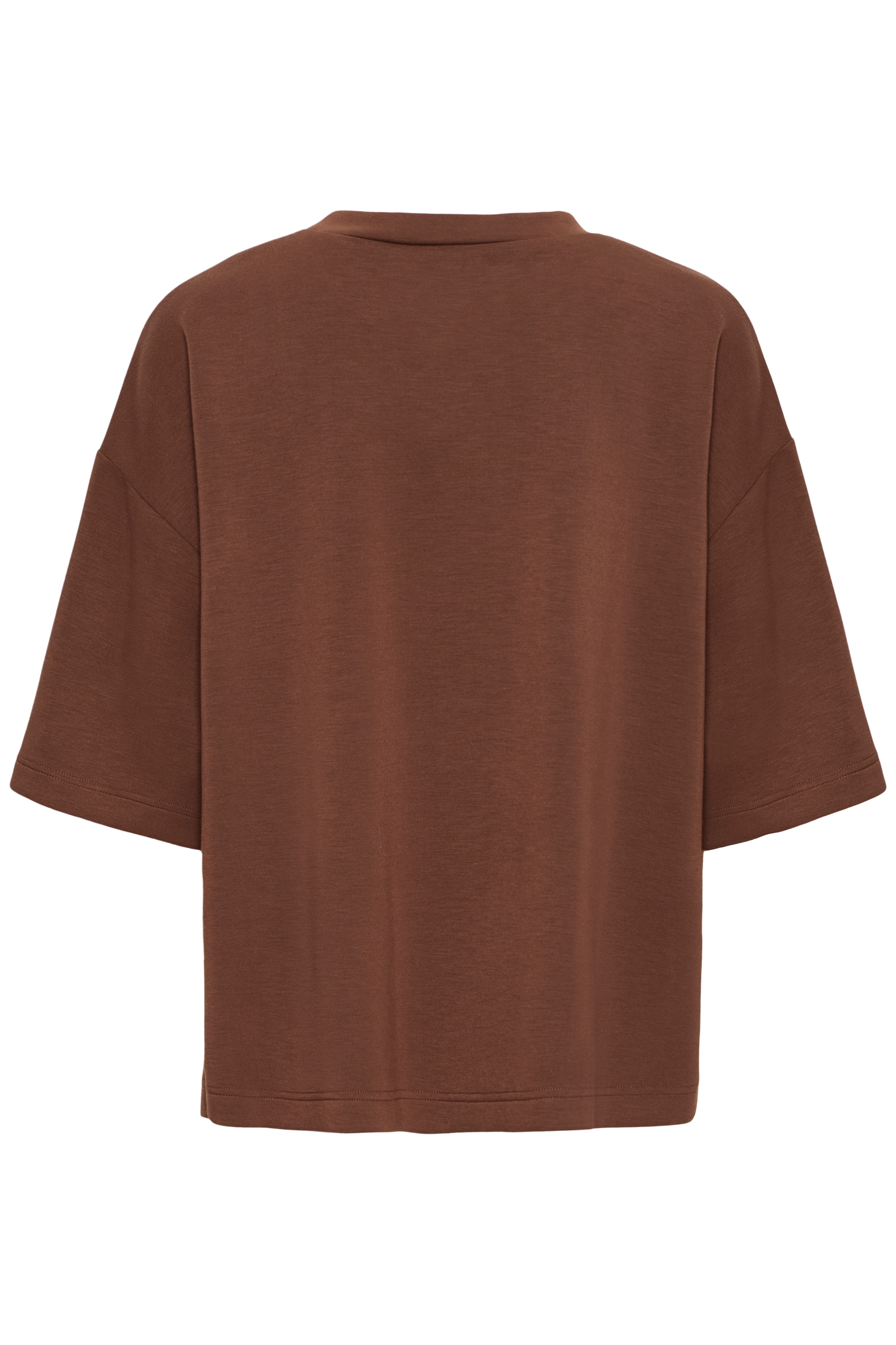 ICHI T-Shirt 'IHNAIDA' in Braun