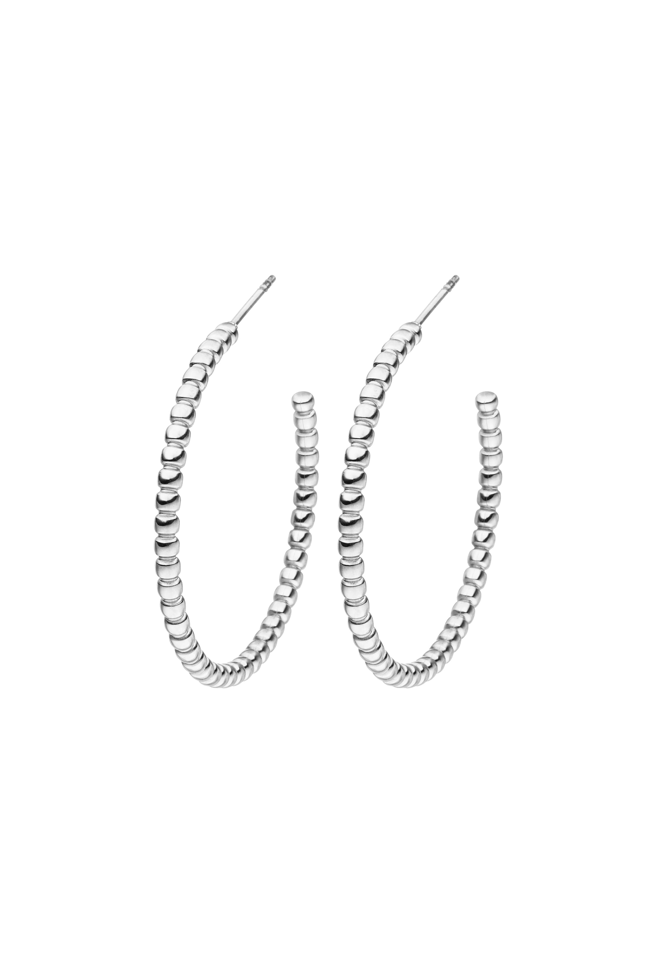 Steelwear Ohrringe ' barcelona' in Silber: Vorderseite