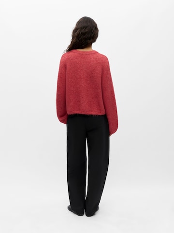 OBJECT Strickjacke 'OBJSaggia' in Rot
