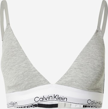 pilka Calvin Klein Underwear Trikampė Liemenėlė: priekis