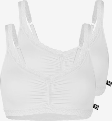 like it! Bodice 'Olivia' in White: front