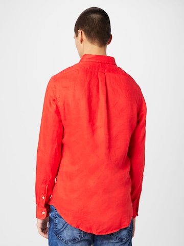 Coupe regular Chemise Polo Ralph Lauren en rouge