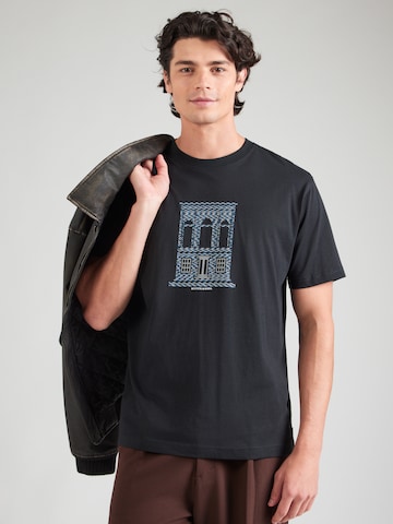 SCOTCH & SODA - Camisa em preto: frente