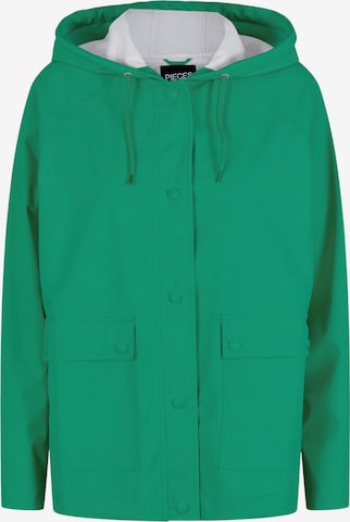 Veste mi-saison 'Rainy' PIECES en vert : devant