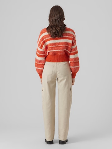 VERO MODA Sweater 'KAMMA' in Orange