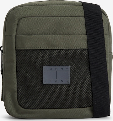 Tommy Jeans Crossbody Bag 'Essentials' in Green: front