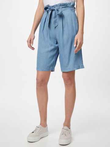 ONLY Regular Pleated Jeans 'EMMA' in Blue: front