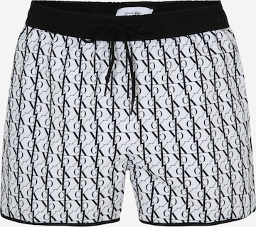 Calvin Klein SwimwearKupaće hlače - bijela boja: prednji dio