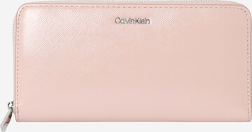 Calvin Klein Portemonnee in Roze: voorkant