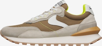 Baskets basses 'QWARK HYPE MAN.' Voile blanche en vert : devant