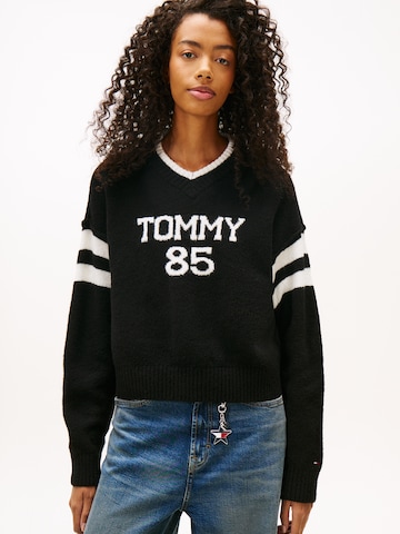 Tommy Jeans Pullover '85' i sort: forside