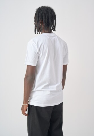 Cleptomanicx T-Shirt 'Embro Gull' in Weiß