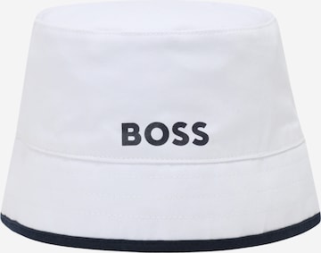 BOSS Kidswear Klobouk – bílá: přední strana