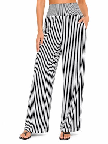 MEETWEE Wide Leg Hose‌‌‌‌‌‌ in Schwarz