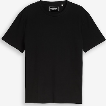 TOM TAILOR DENIM Tričko - Čierna: predná strana