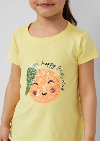 T-Shirt s.Oliver en jaune : devant