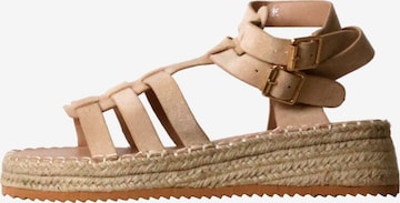 Sandales Joia en beige : devant
