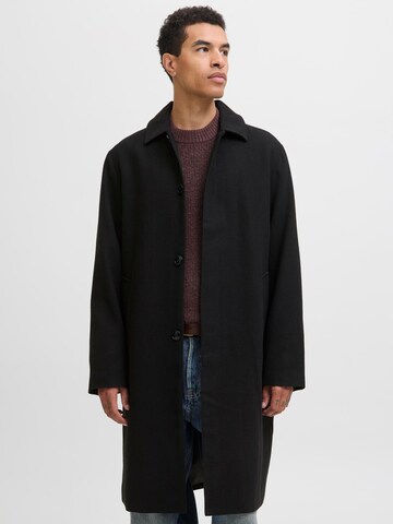 Manteau mi-saison JACK & JONES en noir : devant
