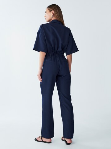 Willa Jumpsuit 'Rosa' in Blue: back