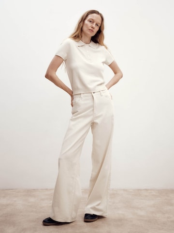 Pull-over 'Leslie' ABOUT YOU x Marie von Behrens en blanc