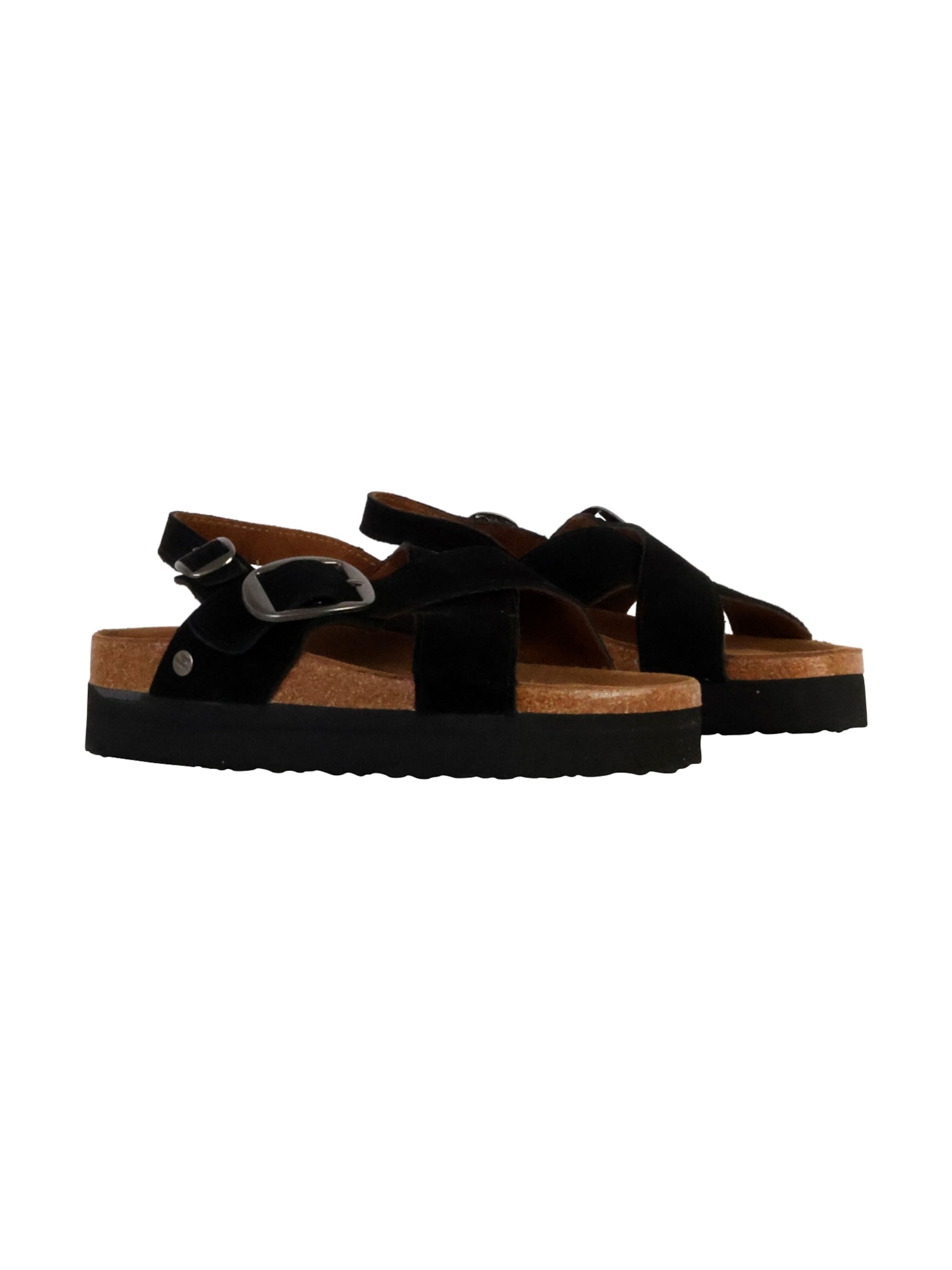 terre de marins Sandals in Black