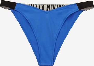 Bas de bikini Calvin Klein Swimwear en bleu : devant