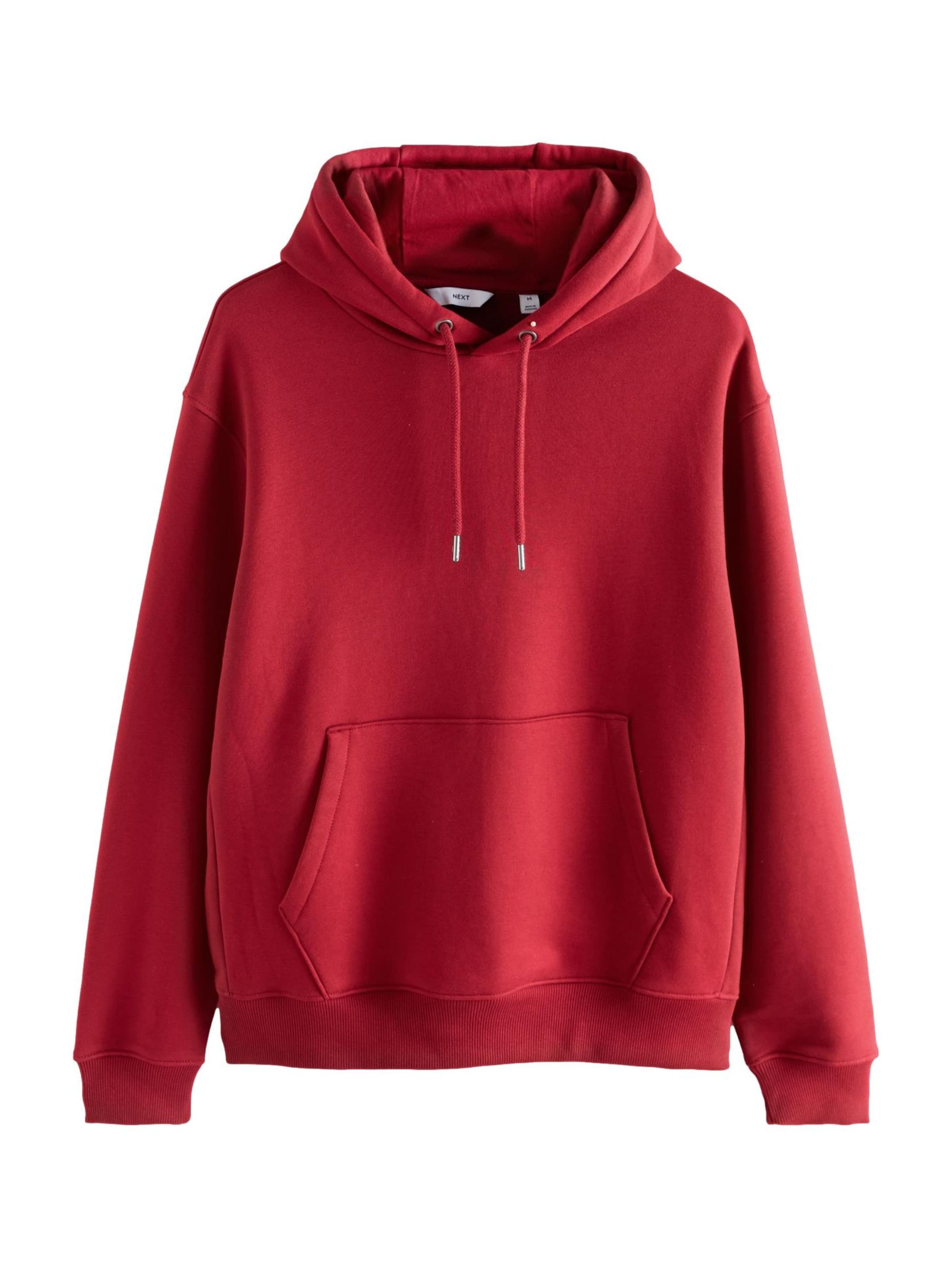 Next Sweatshirt em vermelho escuro, Vista do artigo