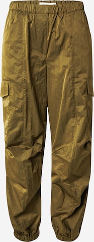 Tapered Pantaloni cargo 'DATINE' di b.young in verde: frontale