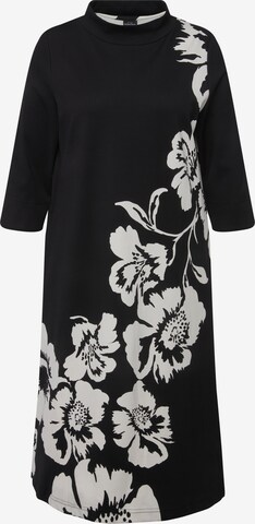 Robe Ulla Popken en noir : devant