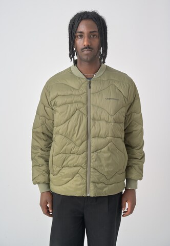Cleptomanicx Winter jacket in Green: front