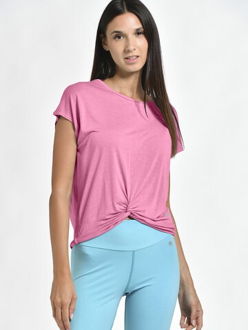 DEHA Functioneel shirt in Roze: voorkant