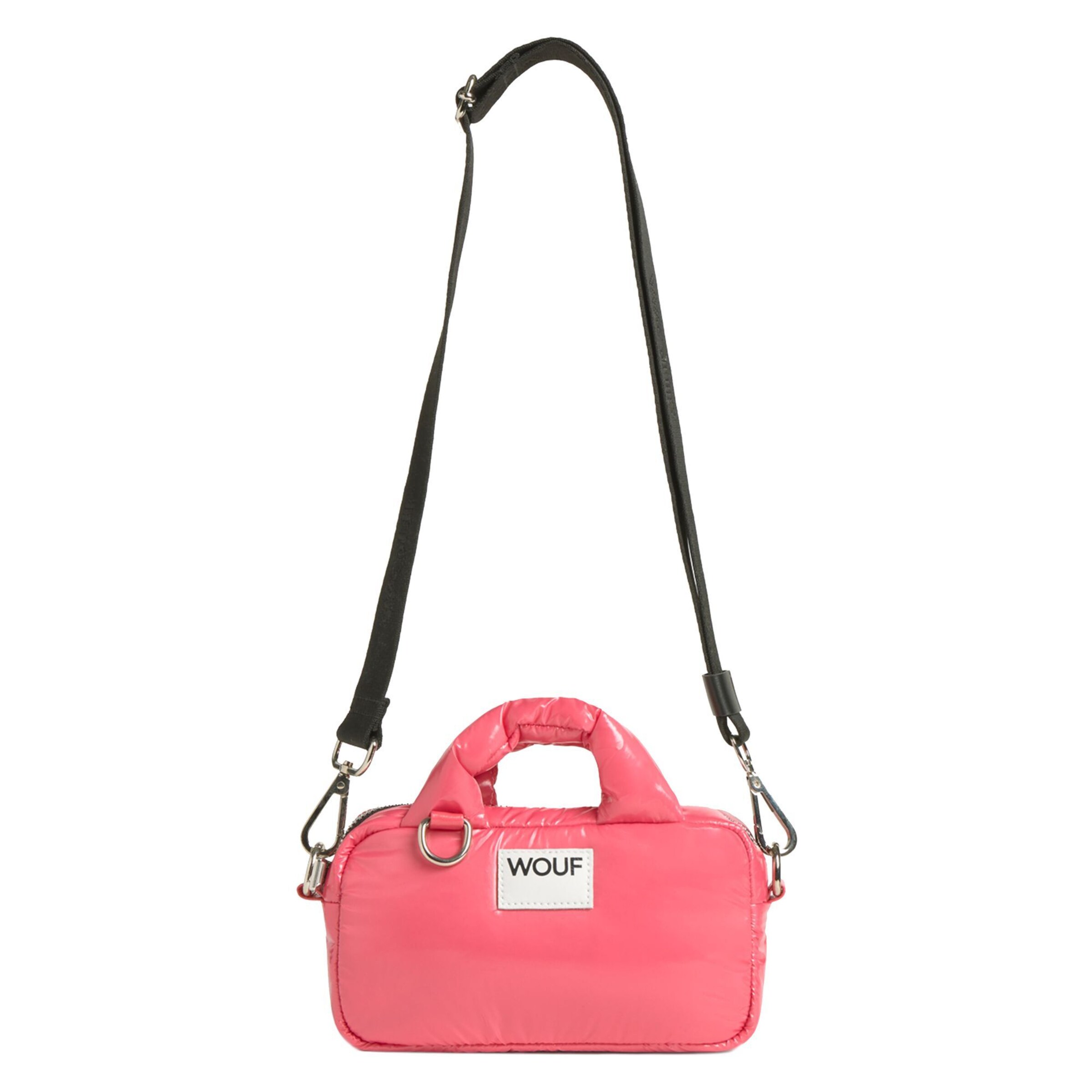 Borsa a mano 'Glossy Mini' di Wouf in rosa: frontale