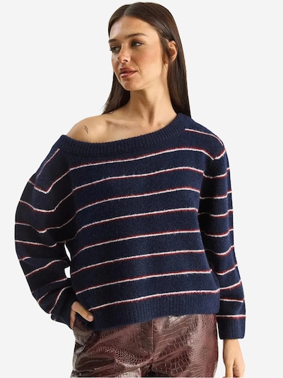 Bianco Lucci Pull-over 'Pullover' en S-L en bleu, Vue avec produit