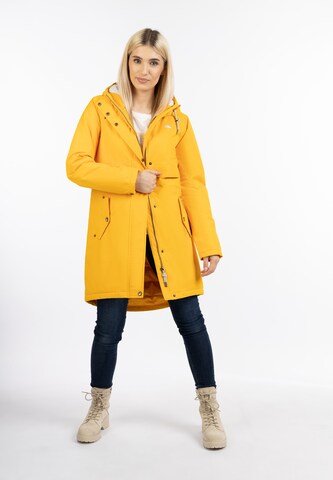 Manteau fonctionnel Schmuddelwedda en jaune