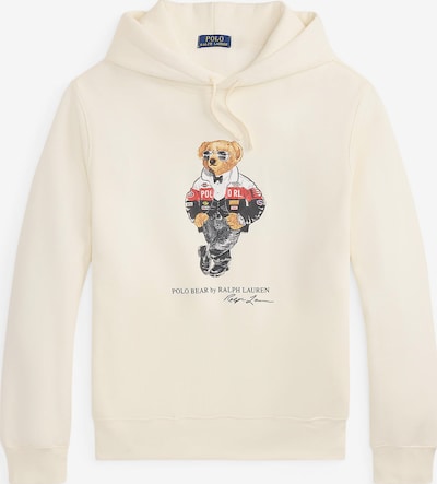 Polo Ralph Lauren Sweatshirt 'SEASONAL FLEECE' in XS in Cream / Brown / Red / Black, Item view