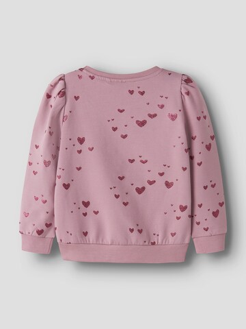 NAME IT - Sweatshirt 'NMFOMA' em roxo