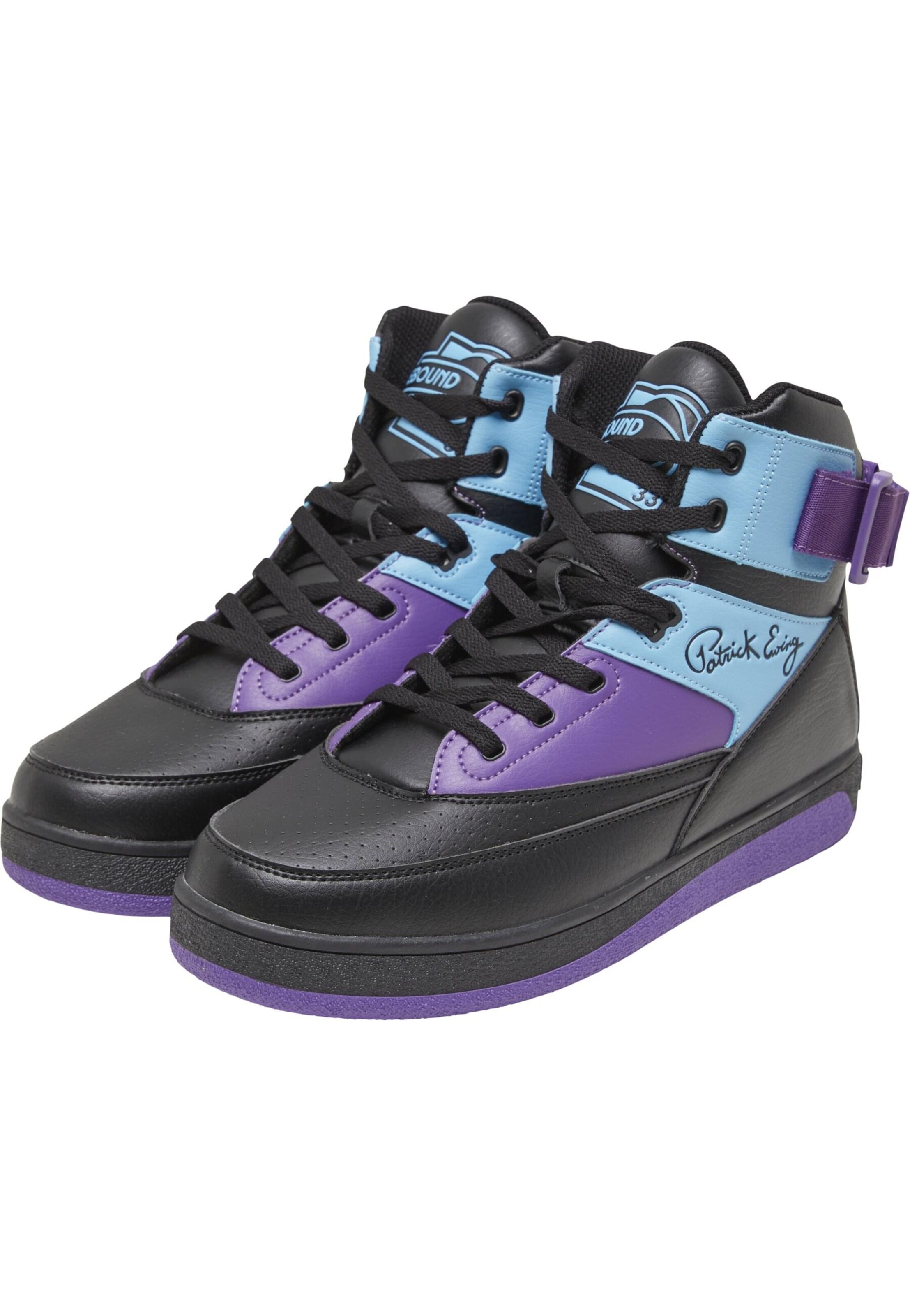 Ewing High-Top Sneakers 'Rebound' in Black