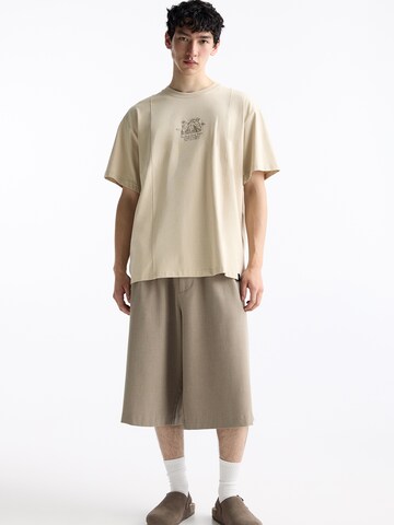 Pull&Bear T-Shirt in Beige