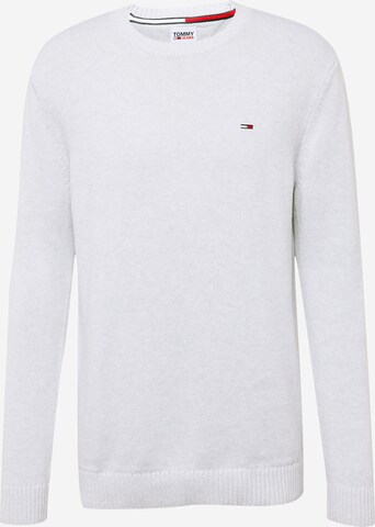 Tommy Jeans Sweater 'Essential' in Grey: front