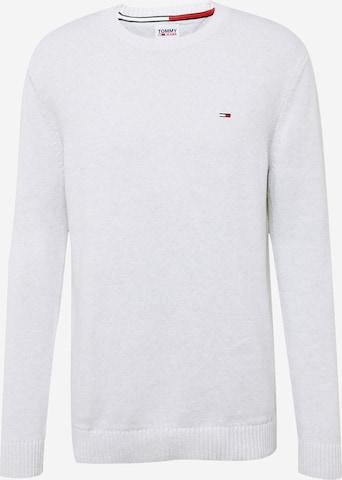 Tommy Jeans Sweater 'Essential' in Grey: front