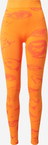 Lapp the Brand Workout Pants in Orange: front
