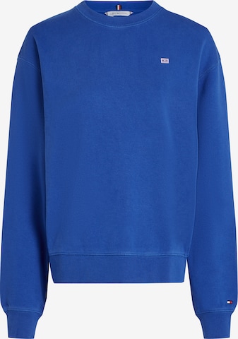 Bluză de molton de la TOMMY HILFIGER pe albastru: față