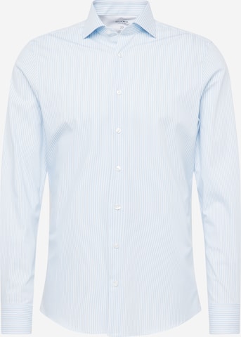 OLYMP - Ajuste regular Camisa en azul: frente