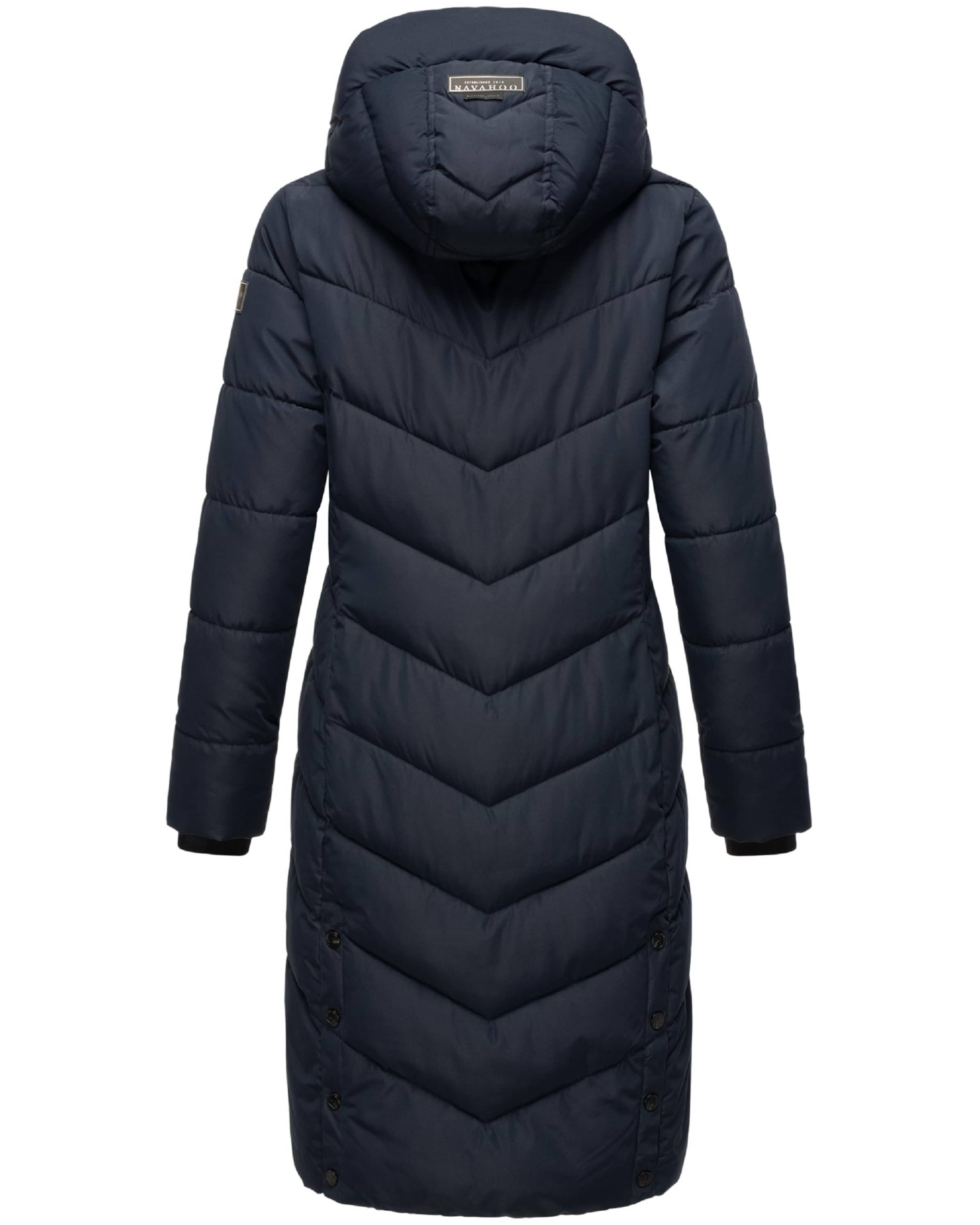 NAVAHOO Wintermantel 'Sahnekatzii XIV' in Blau