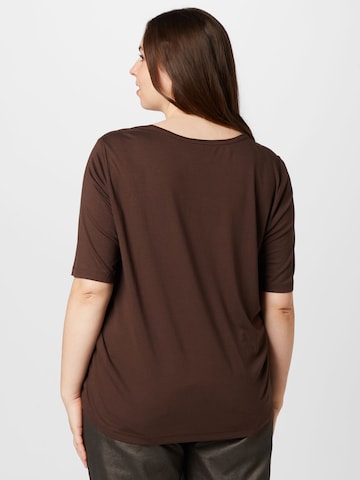 T-shirt SAMOON en marron