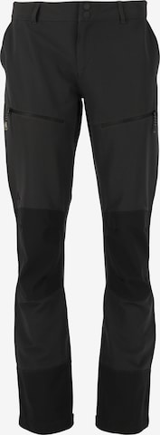 Whistler Regular Workout Pants 'Avatar' in Black: front