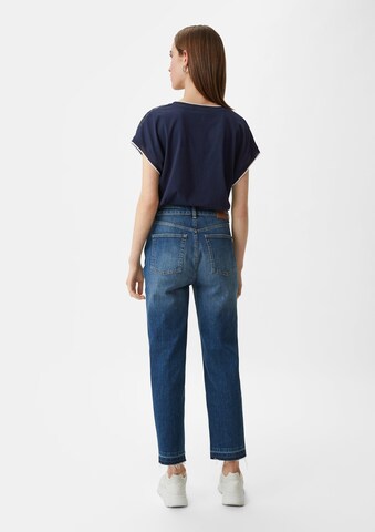 comma casual identity Bluse i blå: tilbage