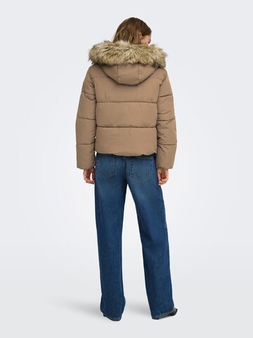 ONLY Winter jacket 'ONLJuta' in Brown