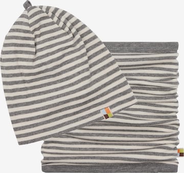 loud + proud Beanie in Grey: front